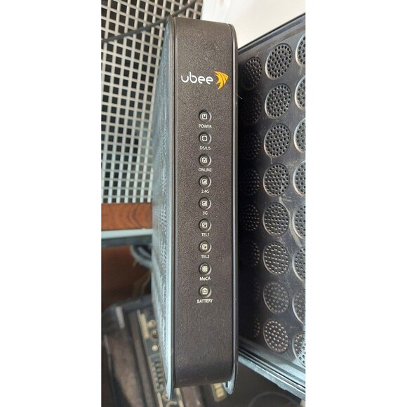 Ubee DVW32CB Telephone Modem Advanced Wireless Voice Gateway w/pwr cord*Tested - Picture 2 of 5